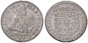 ESTERE - AUSTRIA - Ferdinando Arciduca (1564-1595) - Tallero (Hall) - Busto coronato a d. con scettro /R Stemma coronato Dav. 8095 AG
qSPL