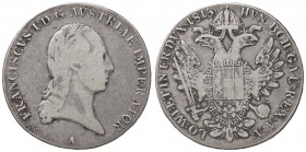 ESTERE - AUSTRIA - Francesco I Imperatore (1806-1835) - Tallero 1815 A Kr. 2161 AG
meglio di MB