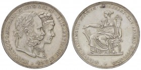 ESTERE - AUSTRIA - Francesco Giuseppe (1848-1916) - Doppio fiorino 1879 Kr. M5 AG Nozze d'argento Fondi lucenti
qFDC