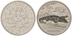 ESTERE - AUSTRIA - Seconda Repubblica (1945) - 3 Euro 2017 - Coccodrillo NI
FDC