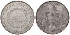 ESTERE - BRASILE - Pedro II (1831-1889) - 2.000 Reis 1854 Kr. 466 AG Colpetto
qBB
