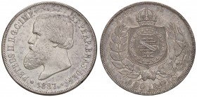 ESTERE - BRASILE - Pedro II (1831-1889) - 2.000 Reis 1887 Kr. 485 AG
BB/BB+