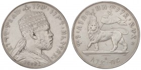 ESTERE - ETIOPIA - Menelik II (1889-1913) - Birr 1889 Kr. 5 R AG Lavata
qBB