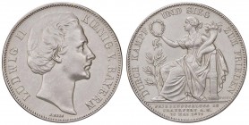 ESTERE - GERMANIA - BAVIERA - Ludwig II (1864-1886) - Tallero 1871 - Vittoria sulla Francia Kr. 496 AG Lavata
BB-SPL