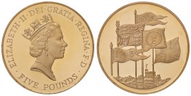ESTERE - GRAN BRETAGNA - Elisabetta II (1952) - 5 Sterline 1996 Kr. 974b (AU g. 39,95) In confezione
FS