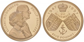 ESTERE - GRAN BRETAGNA - Elisabetta II (1952) - 5 Sterline 1997 Kr. 977b (AU g. 39,95) In confezione
FS
