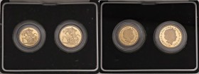 ESTERE - GRAN BRETAGNA - Elisabetta II (1952) - Sterlina e mezza sterlina 2007 Kr. 100 (AU g. 11,97) In confezione
FS