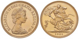 ESTERE - GRAN BRETAGNA - Elisabetta II (1952) - Sterlina 1981 Kr. 919 (AU g. 7,98) In confezione
FS