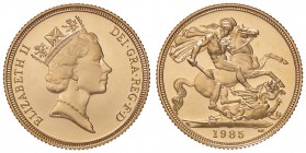 ESTERE - GRAN BRETAGNA - Elisabetta II (1952) - Sterlina 1985 Kr. 943 (AU g. 7,98) In confezione
FS