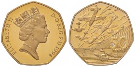 ESTERE - GRAN BRETAGNA - Elisabetta II (1952) - 50 Pence 1994 Kr. 966b (AU g. 26,32) In confezione
FS