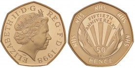 ESTERE - GRAN BRETAGNA - Elisabetta II (1952) - 50 Pence 1998 Kr. 996b (AU g. 15,5) In confezione
FS