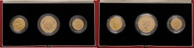 ESTERE - GRAN BRETAGNA - Elisabetta II (1952) - Serie 1986 Kr. PS50 (AU g. 27,93)3 valori In confezione
FS