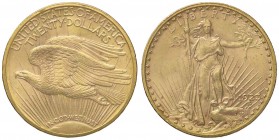 ESTERE - U.S.A. - 20 Dollari 1923 Kr. 131 (AU g. 33,49) Colpetto
SPL