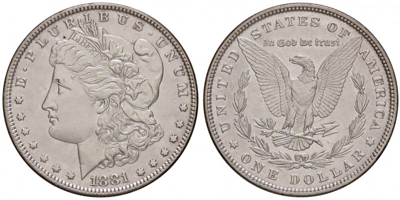 ESTERE - U.S.A. - Dollaro 1881 - Morgan Kr. 110 AG
qFDC/FDC