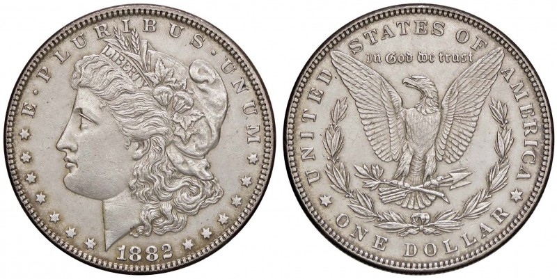 ESTERE - U.S.A. - Dollaro 1882 - Morgan Kr. 110 AG
qFDC/FDC