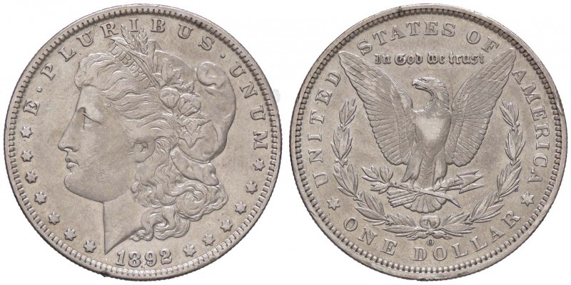 ESTERE - U.S.A. - Dollaro 1892 O - Morgan Kr. 110 AG
BB-SPL