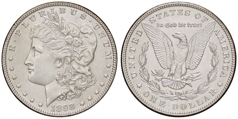 ESTERE - U.S.A. - Dollaro 1898 - Morgan Kr. 110 AG
qFDC/FDC