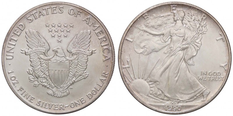 ESTERE - U.S.A. - Dollaro 1990 - American Eagle Kr. 273 AG
FDC