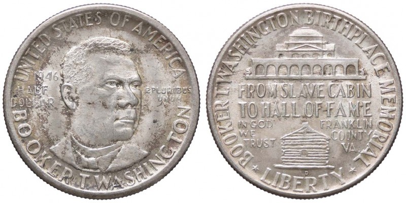 ESTERE - U.S.A. - Mezzo dollaro 1946 D - Washington Kr. 198 AG
qFDC