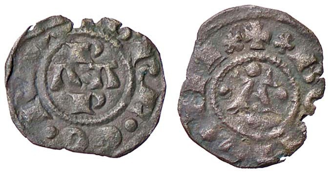 ZECCHE ITALIANE - BOLOGNA - Gregorio XI (1370-1378) - Denaro CNI 2; Munt. 18 RR ...