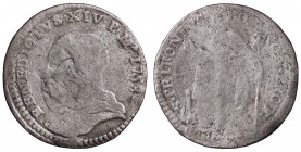 ZECCHE ITALIANE - BOLOGNA - Benedetto XIV (1740-1758) - Muraiola da 4 bolognini 1753 RR MI
MB