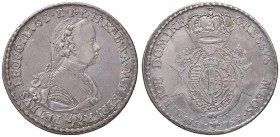ZECCHE ITALIANE - FIRENZE - Pietro Leopoldo di Lorena (1765-1790) - Francescone 1766 Mont. 36; MIR 373/3 RR AG Stemma piccolo
BB