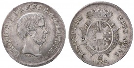 ZECCHE ITALIANE - FIRENZE - Leopoldo II di Lorena (1824-1859) - Paolo 1856 Pag. 150; Mont. 359 AG Striature di conio
BB