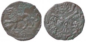 ZECCHE ITALIANE - FOLIGNO - Leone X (1513-1521) - Quattrino CNI 12; Munt. 128 R (MI g. 0,6)
BB+