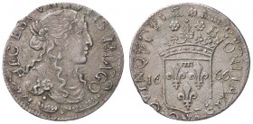 ZECCHE ITALIANE - FOSDINOVO - Maria Maddalena Centurioni Malaspina (1667-1669) - Luigino 1666 MIR 43 RR AG
BB+