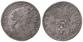 ZECCHE ITALIANE - FOSDINOVO - Maria Maddalena Centurioni Malaspina (1667-1669) - Luigino 1666 Cammarano 65 AG
BB/BB+