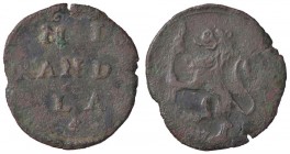 ZECCHE ITALIANE - MIRANDOLA - Anonime attribuite ad Alessandro I Pico - Quattrino 1617 CNI 14/15; MIR 588 R CU
qBB
