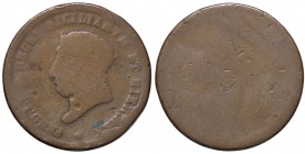 ZECCHE ITALIANE - NAPOLI - Ferdinando I di Borbone (1816-1825) - 5 Tornesi 181 R CU R/ non coniato
qMB