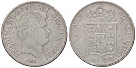 ZECCHE ITALIANE - NAPOLI - Ferdinando II di Borbone (1830-1859) - Piastra 1833 P.R. 57; Mont. 741/744 AG
BB-SPL