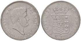 ZECCHE ITALIANE - NAPOLI - Ferdinando II di Borbone (1830-1859) - Piastra 1844 P.R. 69; Mont. 771 AG
BB-SPL