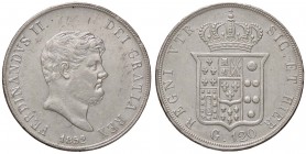 ZECCHE ITALIANE - NAPOLI - Ferdinando II di Borbone (1830-1859) - Piastra 1852 P.R. 81; Mont. 793/795 AG
BB-SPL