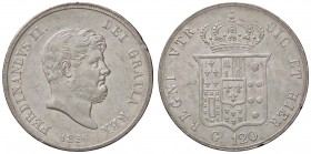 ZECCHE ITALIANE - NAPOLI - Ferdinando II di Borbone (1830-1859) - Piastra 1856 P.R. 85; Mont. 804 e seg. AG Colpetto
SPL+