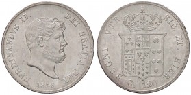ZECCHE ITALIANE - NAPOLI - Ferdinando II di Borbone (1830-1859) - Piastra 1856 P.R. 85; Mont. 804 e seg. AG
SPL