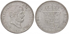 ZECCHE ITALIANE - NAPOLI - Ferdinando II di Borbone (1830-1859) - Piastra 1857 P.R. 86; Mont. 808/816 AG
SPL
