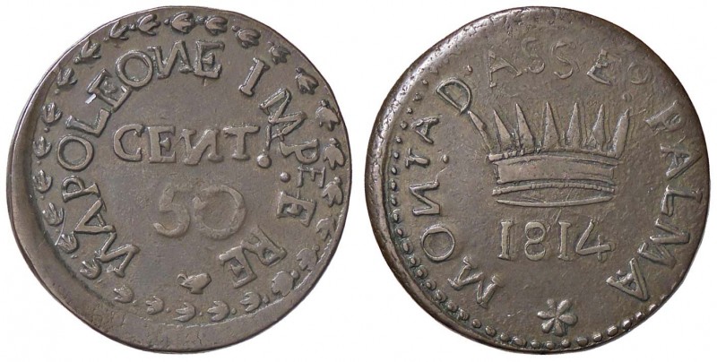 ZECCHE ITALIANE - PALMANOVA - Napoleone I, Re d'Italia - Assedio Austriaco (1814...