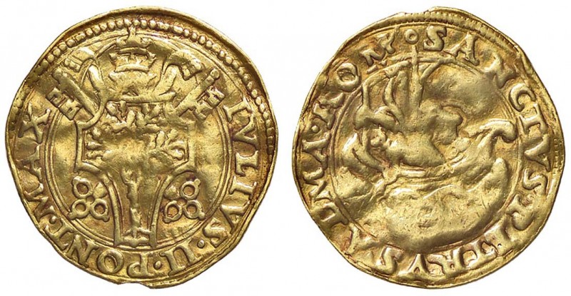 ZECCHE ITALIANE - ROMA - Giulio II (1503-1513) - Fiorino di camera CNI 23; Munt....