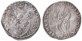 ZECCHE ITALIANE - ROMA - Paolo III (1534-1549) - Grosso (AG g. 1,7)
MB-BB