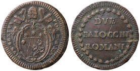 ZECCHE ITALIANE - ROMA - Pio VI (1775-1799) - 2 Baiocchi A. XIX CNI 252; Munt. 111 CU
qBB