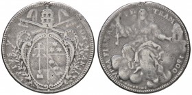ZECCHE ITALIANE - ROMA - Pio VII (1800-1823) - Scudo 1800 A. I Pag. 59; Mont. 24 AG Da montatura
MB