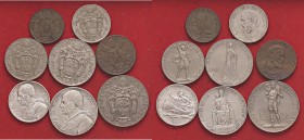 ZECCHE ITALIANE - ROMA - Pio XI (1922-1939) - Serie 1931 - 8 monete Mont. 648 AG, NI e CU Il 2 lire ha un colpetto, il 10 lire è BB+
BB+÷qFDC