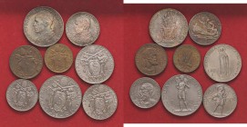 ZECCHE ITALIANE - ROMA - Pio XII (1939-1958) - Serie 1939 - 8 monete Mont. 655 R AG, NI-AC e BA
FDC