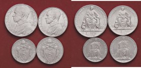 ZECCHE ITALIANE - ROMA - Pio XII (1939-1958) - Serie 1948 - 4 monete Mont. 664 IT La lira e le 2 lire hanno dei punti di corrosione
qFDC÷FDC