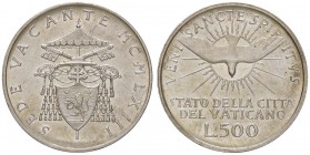 ZECCHE ITALIANE - ROMA - Sede Vacante (1963) - 500 Lire 1963 Mont. 682 AG
FDC
