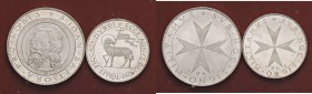 ZECCHE ITALIANE - S.M.O.M. - Fra Ernesto Paternò (1955-1962) - 2 Scudi e scudo 1961 Mont. 5/7 AG
FDC