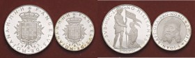 ZECCHE ITALIANE - S.M.O.M. - Fra Angelo de Mojana di Cologna (1962-1988) - 2 Scudi e scudo 1963 AG
FS