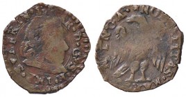 ZECCHE ITALIANE - SOLFERINO - Carlo Gonzaga (1639-1678) - Quattrino CNI 37/43; MIR 969 R (CU g. 0,79)
qBB